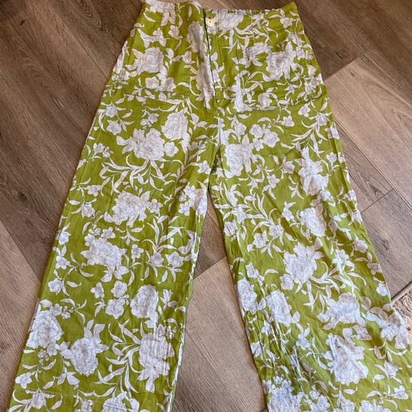 Anthropologie Maeve London Wide-Leg Pants Large - Picture 6 of 11